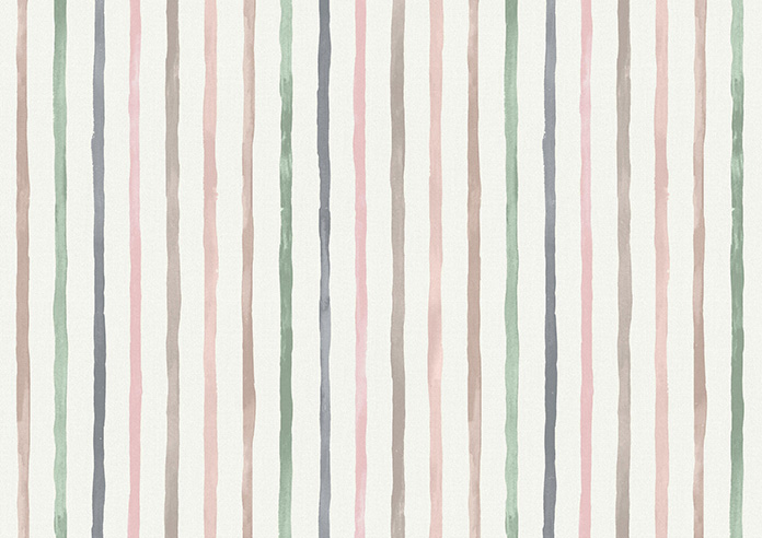 Vintage Stripe, Pastels - Roman Blind - Image 7